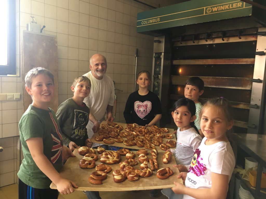 Zu Besuch in der Bäckerei Schaible